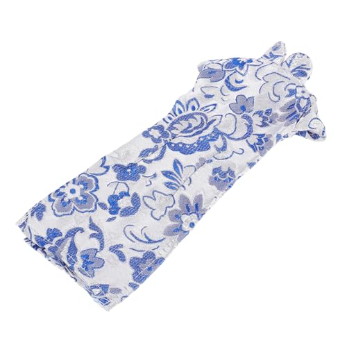 Sosoport Puppe Cheongsam Süßes Puppenzubehör Puppen-Outfits Für Mädchen Puppenkostüm Kleid Für Puppen Puppenkleidung Puppen -Outfits Blue Stoff von Sosoport