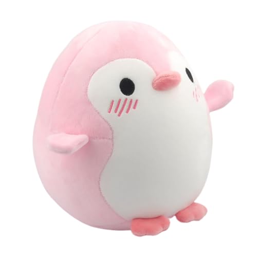 Sosoport Puppe Pinguin plüschtier Kuscheltier Pinguin liebesgeschenk Plush Toy Pinguin-Plüschtier Kuscheltiere Plüsch-Pinguin- kuscheliges Plüschtier Schaumpartikel Rosa von Sosoport