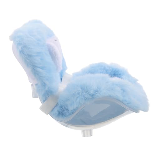 Sosoport Puppenauto Sicherheitssitz Babypuppenauto Puppenzubehör Sicherheitssitz Für Puppen Babypuppenzubehör Babytrage Für Puppen Süße Klimaanlage Dekoration Plüsch Himmelblau von Sosoport