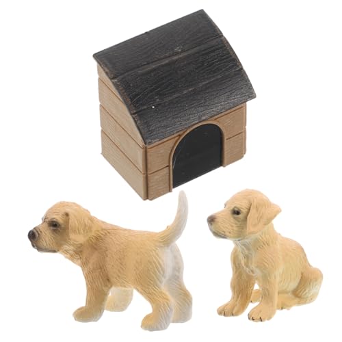 Sosoport Puppenhaus Hundehütten Set mit Niedlichen Hundefiguren Vielseitiges Zubehör für Feengarten Dekoration und Realistische Miniatur Terrarien und Ansprechend Gestaltet Sosoport Puppenhaus Hundehütten Set mit Niedlichen Hundefiguren Vielseitiges Zubehör für Feengarten Dekoration und Realistische Miniatur Terrarien und Ansprechend Gestaltet von Sosoport