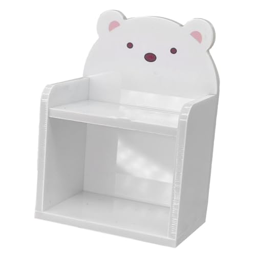 Sosoport Acryl Miniatur Bücherregal Bär Lagerregal Für Tiny House Dekorative Mini Möbel Für von Sosoport