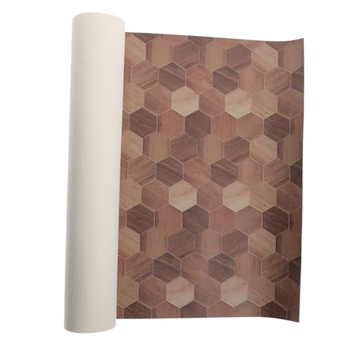 Sosoport Puppenhaus Simulationsboden Dekoration Für Kleine Häuser Retro Kleine Häuser Kleines Mini Boden Für Kleines Mini Bodenbelag Mini Ornamente Zum Basteln von Sosoport