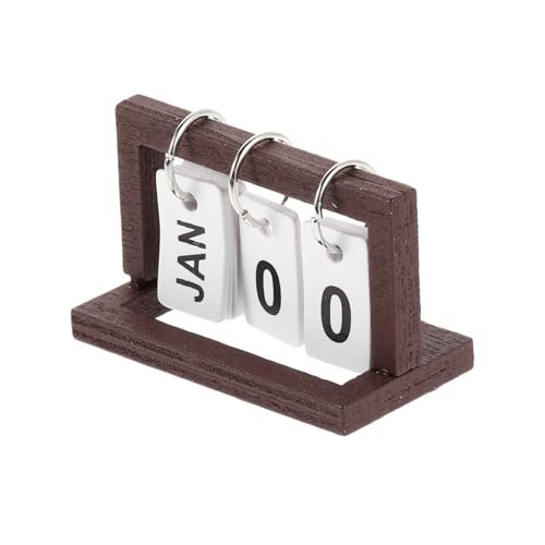 Sosoport Puppenhaus-Tischkalender Puppenhaus Puppen Mini-Tischkalender Miniatur Büro klein holzspielzeug Dekoration Holzdesktop -Kalender Tischkalender aus Holz Coffee Sosoport Puppenhaus-Tischkalender Puppenhaus Puppen Mini-Tischkalender Miniatur Büro klein holzspielzeug Dekoration Holzdesktop -Kalender Tischkalender aus Holz Coffee von Sosoport