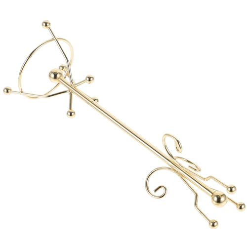 Sosoport Puppenregal und Aufhänger Mini-Möbelspielzeug Mini-Kleiderständer Puppen Aufhänger Mini-Möbel-Puppenhaus-Versorgung Kleiderständer für Puppen Metall Golden Sosoport Puppenregal und Aufhänger Mini-Möbelspielzeug Mini-Kleiderständer Puppen Aufhänger Mini-Möbel-Puppenhaus-Versorgung Kleiderständer für Puppen Metall Golden von Sosoport