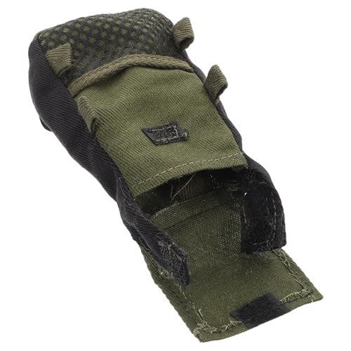 Sosoport Puppenrucksack ActionFigur Rucksack Rucksack Leichter Rucksack Detailreicher Rucksack BJD Zubehör winziger Rucksack Mini -Rucksäcke Kuscheltier Rucksack Stoff Green von Sosoport