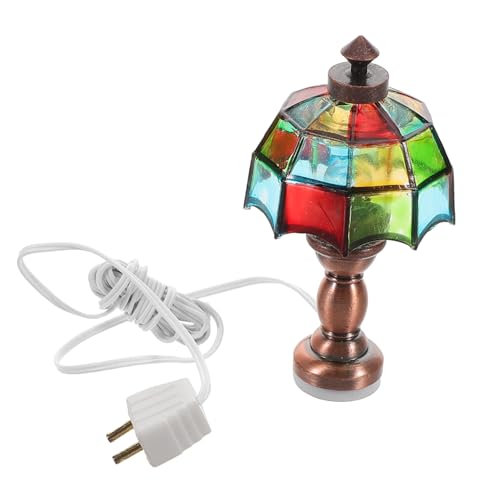 Sosoport Puppenstuben-tischlampe Zubehör Für Puppenhäuser Puppenhauslichter Puppenhaus-miniaturen Puppenhaus Beleuchtung Miniatur-schreibtischlampenmodell Plastik Sosoport Puppenstuben-tischlampe Zubehör Für Puppenhäuser Puppenhauslichter Puppenhaus-miniaturen Puppenhaus Beleuchtung Miniatur-schreibtischlampenmodell Plastik von Sosoport