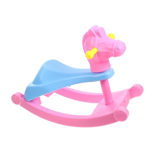 Sosoport Puppenzubehör kinderspiel Puppenhaus Zubehör Rollenspiel Puppenhausdekor Hausmöbel Mini-Möbelverzierung Schaukelpferd- Plastik Rosa Sosoport Puppenzubehör kinderspiel Puppenhaus Zubehör Rollenspiel Puppenhausdekor Hausmöbel Mini-Möbelverzierung Schaukelpferd- Plastik Rosa von Sosoport