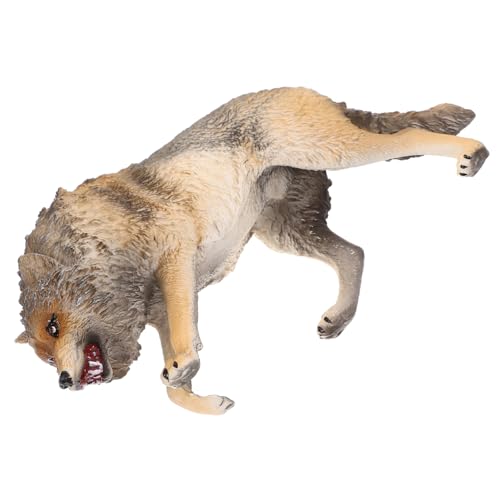 Sosoport Wolfsfigur Kognitives Wolfsmodell Realistische Tierfigur Dekorative Wolfsstatue Kleines Wildtiermodell für Kinder Heimdekoration Spielzeug Sosoport Wolfsfigur Kognitives Wolfsmodell Realistische Tierfigur Dekorative Wolfsstatue Kleines Wildtiermodell für Kinder Heimdekoration Spielzeug von Sosoport