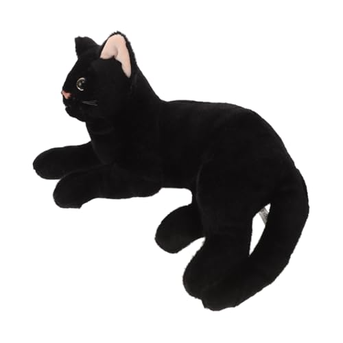 Sosoport Realistisches Schwarzes Katzen Plüschtier Kuscheltier mit Lebensechten Details und Bequem für zu Halloween Geburtstagsfeiern und Dekoration Sosoport Realistisches Schwarzes Katzen Plüschtier Kuscheltier mit Lebensechten Details und Bequem für zu Halloween Geburtstagsfeiern und Dekoration von Sosoport