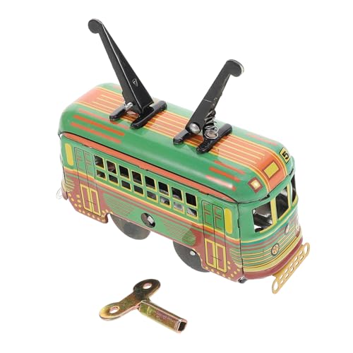 Sosoport Retro Druckguss für Nostalgisches Jahre Sammlerstück Sightseeing Bus Metall Spielzeugfahrzeug für Jungen und Dekoratives für Zuhause von Sosoport