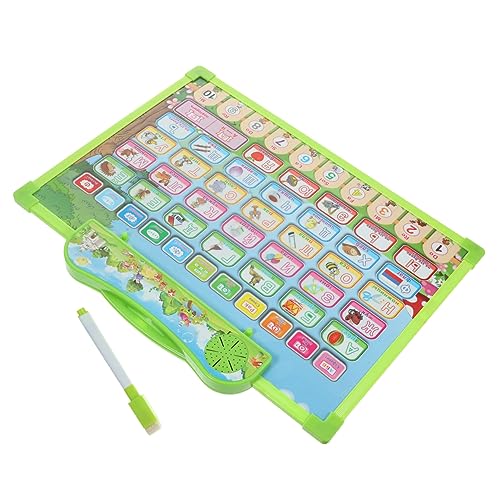 Sosoport Russisches Alphabet Poster für Kleinkinder Interaktives Lernspielzeug mit Sound Fördert Sprachentwicklung und Schreibfähigkeiten Kindergarten und Vorschule von Sosoport