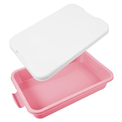 Sosoport Sandkasten Spielzeugbox mit Deckel Lidded Kunststoff Sandbox für Aufbewahrungslösung für Sandspielzeug und Outdoor Aktivitäten Lustige Spielzeugbox von Sosoport
