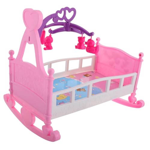 Sosoport Satz Schaukelbett für Puppen Betten Modell Puppenhaus Swinging Bett Puppenhauszubehör Puppenhausmöbel Puppenstubenmöbel aus Kunststoff Puppenhaus-Ornamente Plastik Sosoport Satz Schaukelbett für Puppen Betten Modell Puppenhaus Swinging Bett Puppenhauszubehör Puppenhausmöbel Puppenstubenmöbel aus Kunststoff Puppenhaus-Ornamente Plastik von Sosoport