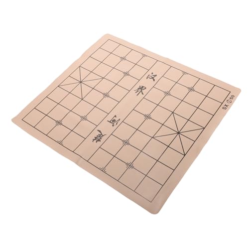Sosoport Schachbrettspiel Schachzubehör Erwachsene Klappschachbrett Praktisches Schachbrett Reiseschachmatte Tragbares Kinderschachbrett Schachbrettmatte Doppelseitiges Schachbrett Bretter von Sosoport