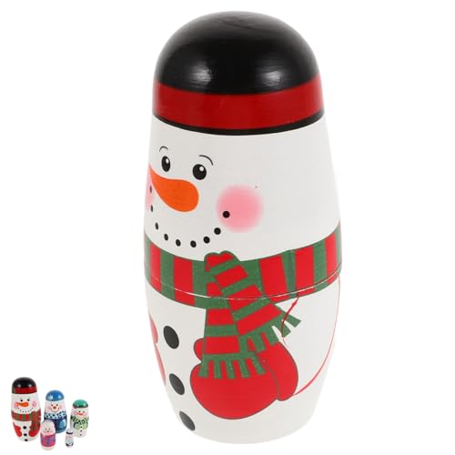 Sosoport Schneemann-matroschka Kind Dekoration Puppe Weihnachten Figuren Mini -hüte Und Schal Stofftier Schneemann Weihnachtsmänner Lebkuchendekor Lass Es Schneien Türen Plüsch Elf Hölzern Sosoport Schneemann-matroschka Kind Dekoration Puppe Weihnachten Figuren Mini -hüte Und Schal Stofftier Schneemann Weihnachtsmänner Lebkuchendekor Lass Es Schneien Türen Plüsch Elf Hölzern von Sosoport