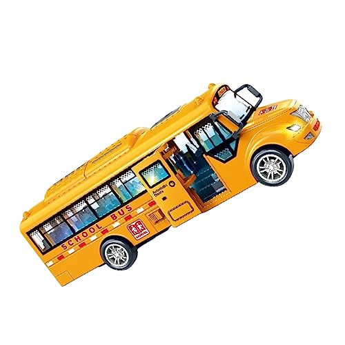 Sosoport Schulbusspielzeug für Inertia Sound Light Bus mit Musik Kreatives Spielzeugauto für Jungen und Geburtstagsgeschenk Robustes Kunststoffdesign Fördert Sosoport Schulbusspielzeug für Inertia Sound Light Bus mit Musik Kreatives Spielzeugauto für Jungen und Geburtstagsgeschenk Robustes Kunststoffdesign Fördert von Sosoport