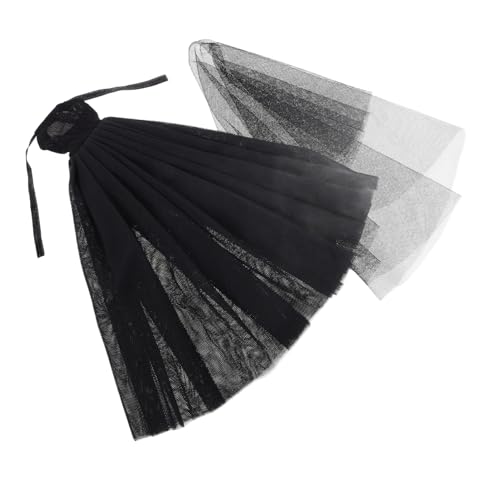 Sosoport Schwarzes Hochzeitskleid für Puppen Elegantes Brautkleid mit Schleier Handgefertigtes Puppenoutfit für Hochzeiten und Besondere Anlässe Einzigartiges Design für Puppen Vielseitige Sosoport Schwarzes Hochzeitskleid für Puppen Elegantes Brautkleid mit Schleier Handgefertigtes Puppenoutfit für Hochzeiten und Besondere Anlässe Einzigartiges Design für Puppen Vielseitige von Sosoport