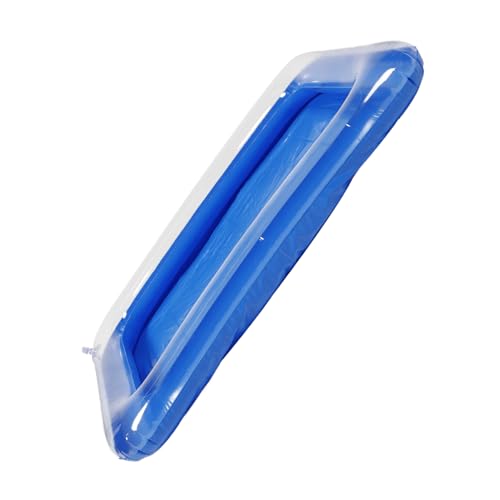 Sosoport Schwimmbad Puppenbecken kleines Poolspielzeug Lebensmittelbehälter Sandkasten Eiswürfelschale für das Essensbuffet Angelspielzeug für kühleres Fach Minipool PVC Blau Sosoport Schwimmbad Puppenbecken kleines Poolspielzeug Lebensmittelbehälter Sandkasten Eiswürfelschale für das Essensbuffet Angelspielzeug für kühleres Fach Minipool PVC Blau von Sosoport