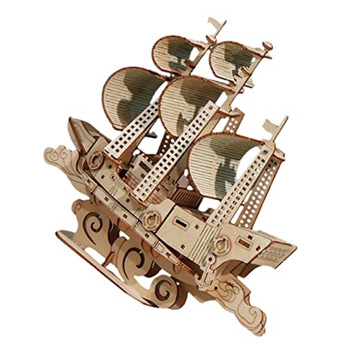 Sosoport Segelboot Holzpuzzle für DIY Modellbau Kreativität und Geduld für Nautikliebhaber Hochwertiges und Langlebiges Holzmaterial Sosoport Segelboot Holzpuzzle für DIY Modellbau Kreativität und Geduld für Nautikliebhaber Hochwertiges und Langlebiges Holzmaterial von Sosoport