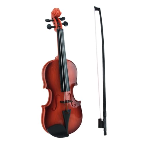 Sosoport Simulation Geigen Lernspielzeug für Kleine Musiker Robustes Kunststoffinstrument Feiertagen Fördert Kreativität und Musikalität von Sosoport
