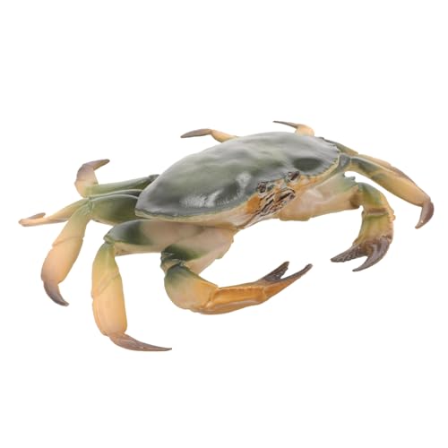 Sosoport Simulation Krabbe Krabbendekor Krabbenmodell künstliche Simulationskrabbe interaktives zabawki stymulujące rozwój meerestiere spielzeuge Krabben-Ornament Lernen PVC von Sosoport