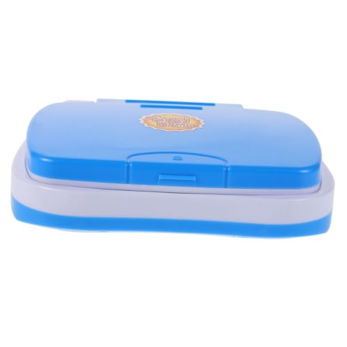 Sosoport Simulationscomputerspielzeug Babycomputer Cartoon -Laptop - lustiges Kinderspielzeug Kleinkind Tablet Computerspielzeug für Lernmaschine Elektronisches Bauteil Blau von Sosoport