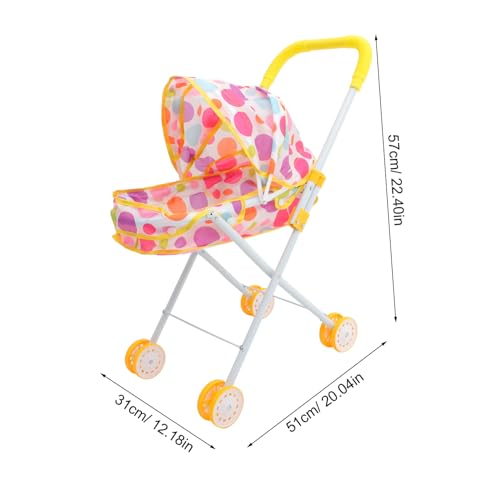 Sosoport Simulationswagenspielzeug Kinderwagen Puppenwagen Modell Puppenwagen Für 5-jährige Mädchen Babyzubehör Für 2-jährige Puppensachen Eisen Sosoport Simulationswagenspielzeug Kinderwagen Puppenwagen Modell Puppenwagen Für 5-jährige Mädchen Babyzubehör Für 2-jährige Puppensachen Eisen von Sosoport