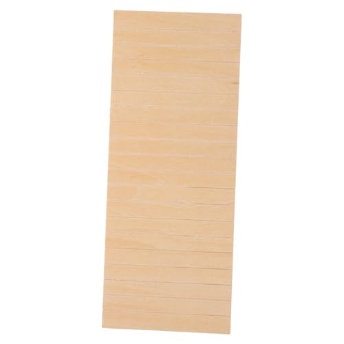 Sosoport Sockelleiste aus Sperrholz für Puppenhaus Dekoration für Mini und Häuser Realistische Details Langlebiges Material Perfektes von Sosoport