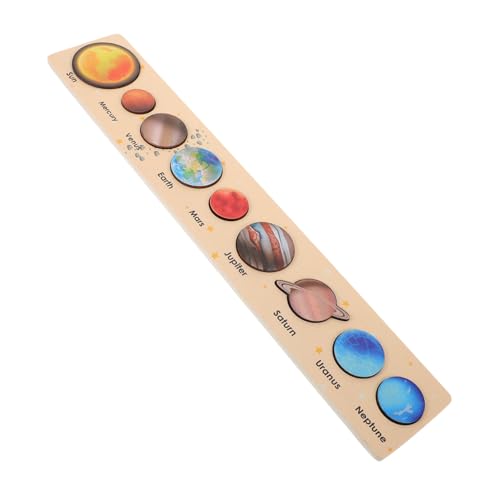 Sosoport Solar System Puzzle für Holzspielzeug für Vorschulkinder Lernspielzeug über Planeten Montessori für Kreatives Dekoratives Weltraumspielzeug für Jungen Sosoport Solar System Puzzle für Holzspielzeug für Vorschulkinder Lernspielzeug über Planeten Montessori für Kreatives Dekoratives Weltraumspielzeug für Jungen von Sosoport