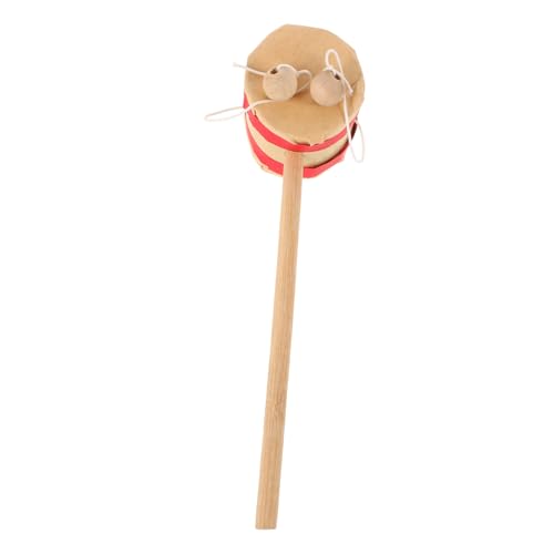 Sosoport Spieltrommel Handgefertigte Traditionelles Chinesisches Musikinstrument für Montessori Musikspielzeug Fördert Kreativität und Musikalität Beige Sosoport Spieltrommel Handgefertigte Traditionelles Chinesisches Musikinstrument für Montessori Musikspielzeug Fördert Kreativität und Musikalität Beige von Sosoport