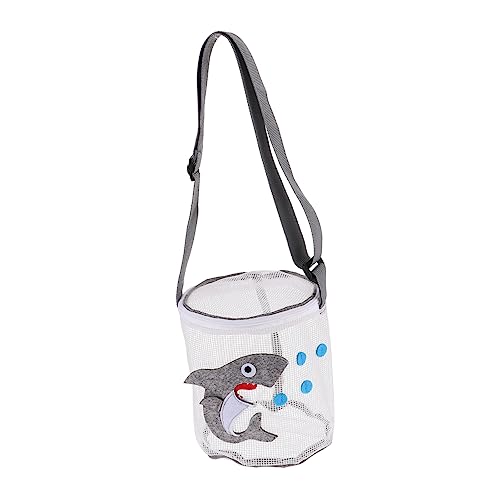 Sosoport Spielzeugtasche Muschel Strandtaschen Muschelsammelbeutel für Strandtasche mit Reißverschluss Strandtasche Handtasche Strand-Mesh-Muscheltasche Shell-Tasche PVC Grey Sosoport Spielzeugtasche Muschel Strandtaschen Muschelsammelbeutel für Strandtasche mit Reißverschluss Strandtasche Handtasche Strand-Mesh-Muscheltasche Shell-Tasche PVC Grey von Sosoport