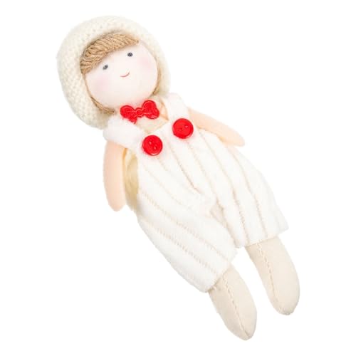 Sosoport Strickmützen Puppe Jungen Cartoon Strickdoll Weiche Stoffpuppe Dekoration Waschbar Schlafzimmer Auto Sofa Zubehör von Sosoport