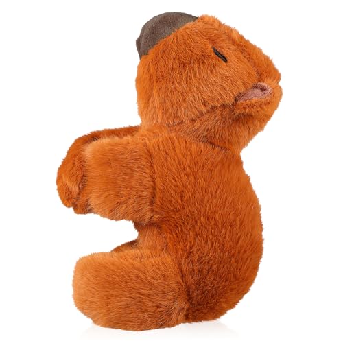 Sosoport Tier Slap Armband mit Plüsch Capybara Kreatives Kuscheltier Accessoire für Partys Tragbares für Verschiedene Anlässe und Fröhliche von Sosoport