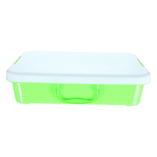 Sosoport Tragbare Sandkiste Klein Dampf Tablett Farbig Für Sandkasten Mit Deckel Sandkastenspielzeug Drinnen Behälter Sandspielzeug Sensorisch Miniatur Abs Green Sosoport Tragbare Sandkiste Klein Dampf Tablett Farbig Für Sandkasten Mit Deckel Sandkastenspielzeug Drinnen Behälter Sandspielzeug Sensorisch Miniatur Abs Green von Sosoport