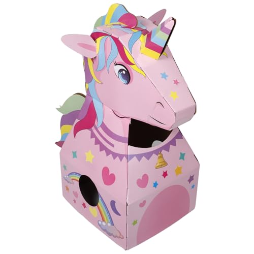 Sosoport Tragbares Einhorn Pappspielzeug für DIY Kostüm für Kreative Aufführungen Sicheres und Leichtes Material für Bastelprojekte und Outdoor Spiele Sosoport Tragbares Einhorn Pappspielzeug für DIY Kostüm für Kreative Aufführungen Sicheres und Leichtes Material für Bastelprojekte und Outdoor Spiele von Sosoport