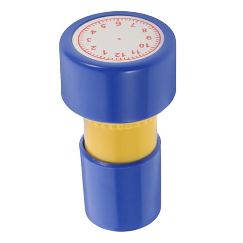 Sosoport Uhr Stempel für Lernen Selbstfärbender Stempel für Uhrzeit Erkennung für Unterricht und Partys Fördert Kognitive Fähigkeiten und Macht Lernen Spaßig von Sosoport