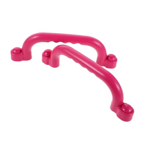 Sosoport Vergnügungsausrüstung Handle Spielplatzzubehör Handgriffe Für Klettergerüste Klettergerüst Haltegriffe Spielplatz Ausrüstung Sicherheitsgriff Handgriffe Spielturm Rosa von Sosoport