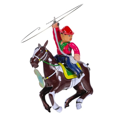 Sosoport Vintage Cowboy Aufziehspielzeug aus Blech Kreatives Uhrwerkspielzeug für Lustiges Windspielzeug für Kleine und Heimdekoration Kompakt und Leicht Sosoport Vintage Cowboy Aufziehspielzeug aus Blech Kreatives Uhrwerkspielzeug für Lustiges Windspielzeug für Kleine und Heimdekoration Kompakt und Leicht von Sosoport