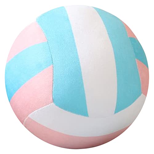 Sosoport Volleyball-plüschtier Schweinchen Kissen Ausgestopft Mini-fußball Mini Kuscheltier Fussball Mädchen-Volleyball- Volleyball-partygeschenke Stoff von Sosoport