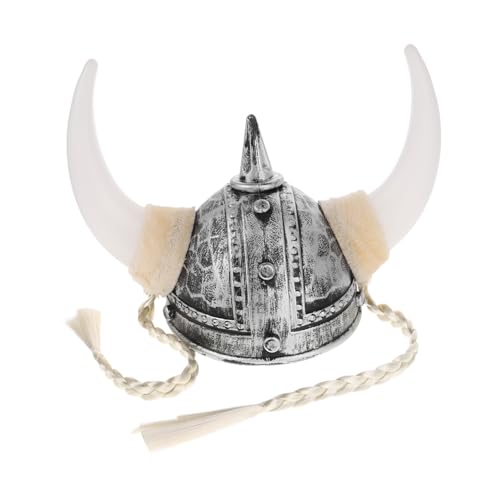 Sosoport Wikingerhut mit Hörnern für Erwachsene Lustiger Karnevalshut Cosplay Partyhut Dekorativer Mittelalterhelm für Halloween Festivalzubehör Sosoport Wikingerhut mit Hörnern für Erwachsene Lustiger Karnevalshut Cosplay Partyhut Dekorativer Mittelalterhelm für Halloween Festivalzubehör von Sosoport