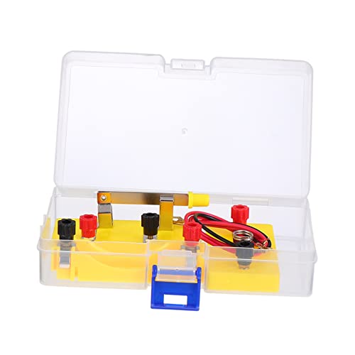 Sosoport Wissenschaftliche Experimentierbox Schaltung Bausatz Lehrreich Bausätze Leitungsexperiment -kit Kit Für Schülerkreise Experimentierkasten Physik Kupfer Yellow von Sosoport