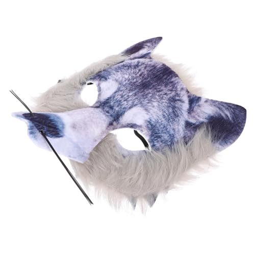 Sosoport Wolf Maske für Halloween Kreative Halbgesichtsmaske für Kostümbälle Maskeraden und Partys für Cosplay Karneval und Festivals Elegantes Design Perfektes Accessoire Sosoport Wolf Maske für Halloween Kreative Halbgesichtsmaske für Kostümbälle Maskeraden und Partys für Cosplay Karneval und Festivals Elegantes Design Perfektes Accessoire von Sosoport