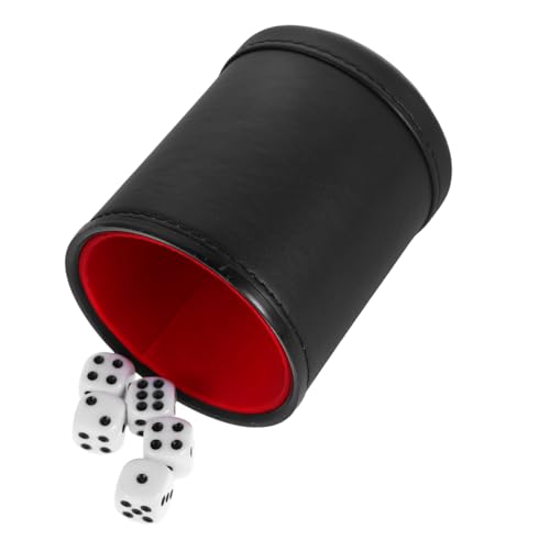 Sosoport Würfelbecher Würfelschale Zum Rollen Zubehör Für Partyspiele Tischspielwürfel Würfelspiele Unterhaltungswürfel Würfel Zubehör Tisch Brettspiel Spiel Würfel Schwarz Plastik Sosoport Würfelbecher Würfelschale Zum Rollen Zubehör Für Partyspiele Tischspielwürfel Würfelspiele Unterhaltungswürfel Würfel Zubehör Tisch Brettspiel Spiel Würfel Schwarz Plastik von Sosoport