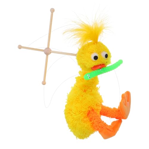 Sosoport Zeichenfolge Marionette Ente so tun, als ob sie würden ausgestopftes Ente Zubehör Ente Stofftier Ente Stoffed Nimal Motivationssick Plüsch Yellow von Sosoport