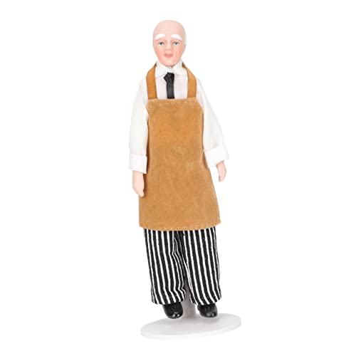 Sosoport kleine Menschenfiguren Puppenhauskoch Miniatur-Porzellanpuppenkoch Miniaturen bemalte Figuren Puppenhausfamilie Miniaturmenschen Modell Mini-Personenfiguren Stoff Sosoport kleine Menschenfiguren Puppenhauskoch Miniatur-Porzellanpuppenkoch Miniaturen bemalte Figuren Puppenhausfamilie Miniaturmenschen Modell Mini-Personenfiguren Stoff von Sosoport