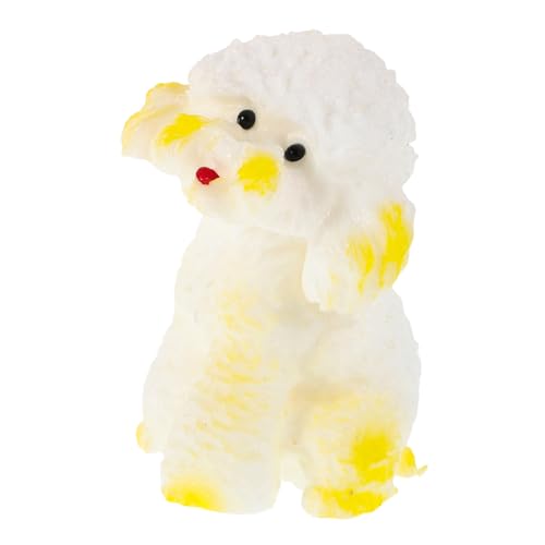 Sosoport kneifen Mini Hund Knuddel Hund Figur Zappelnde Hundefigur Niedliches Hundespielzeug Knautschfigur Hund Welpe Kleintierspielzeug Partygeschenk Emulsion von Sosoport