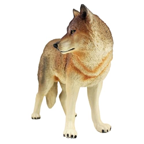 Sosoport simulierter Wolf kinderspielzeug plastiktiere für Realistisches Wolfsspielzeug wohnzimmerdeko gartendekoration Tiermodell Wildtiere Handwerk Wolf Ornament für Brown Sosoport simulierter Wolf kinderspielzeug plastiktiere für Realistisches Wolfsspielzeug wohnzimmerdeko gartendekoration Tiermodell Wildtiere Handwerk Wolf Ornament für Brown von Sosoport