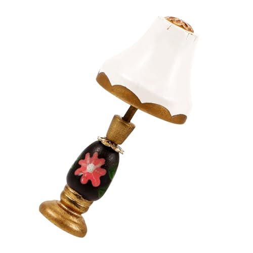 Tischlampe für Puppenhaus Realistische Dekorative Nachttischlampe aus Resin für Miniaturlandschaften und Modellfotografie eine Gemütliche Tischlampe für Puppenhaus Realistische Dekorative Nachttischlampe aus Resin für Miniaturlandschaften und Modellfotografie eine Gemütliche von Sosoport