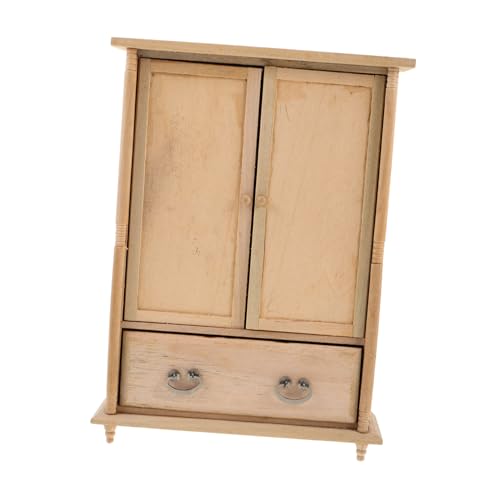 Vintage DIY Schrank für Schlafzimmer und Wohnzimmer Platzsparendes Design für Bastler und Puppenhausliebhaber Beige Vintage DIY Schrank für Schlafzimmer und Wohnzimmer Platzsparendes Design für Bastler und Puppenhausliebhaber Beige von Sosoport