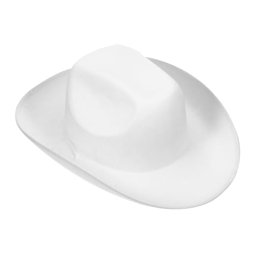 Weißer Cowboyhut für Damen und Herren Verstellbarer Filzhut im Western Stil für Kostümpartys Karneval und Festivals Langlebiges Design Unisex Vielseitig Einsetzbar Weißer Cowboyhut für Damen und Herren Verstellbarer Filzhut im Western Stil für Kostümpartys Karneval und Festivals Langlebiges Design Unisex Vielseitig Einsetzbar von Sosoport